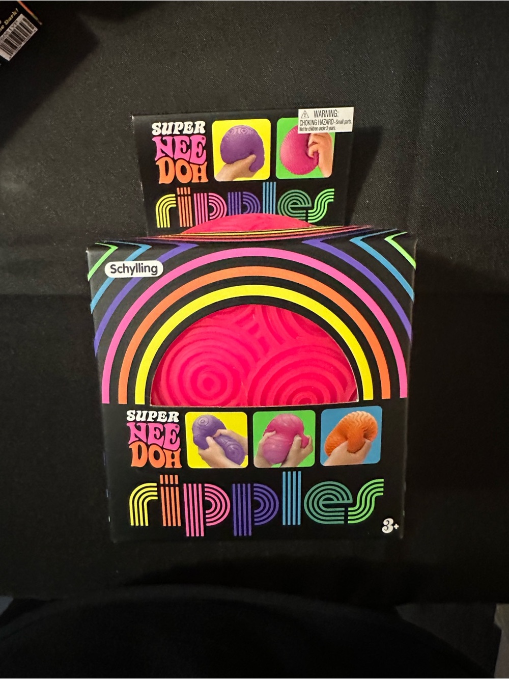 Schylling Super NeeDoh Ripples Squeezable Toy - Pink